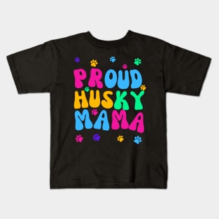 Proud Husky Mama Kids T-Shirt